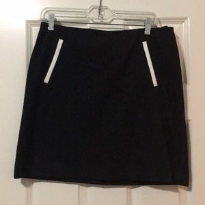 NWT INC black skirt.